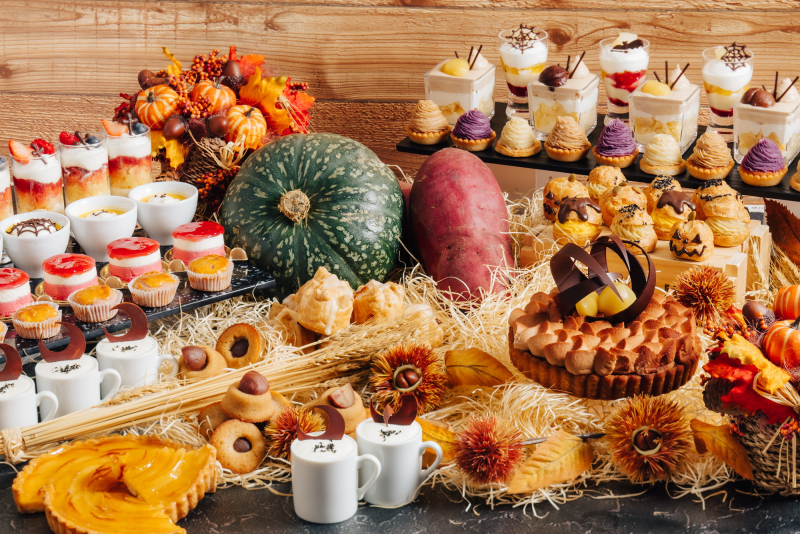<10月>秋の味覚スイーツブッフェ ~栗&洋梨&カボチャ~