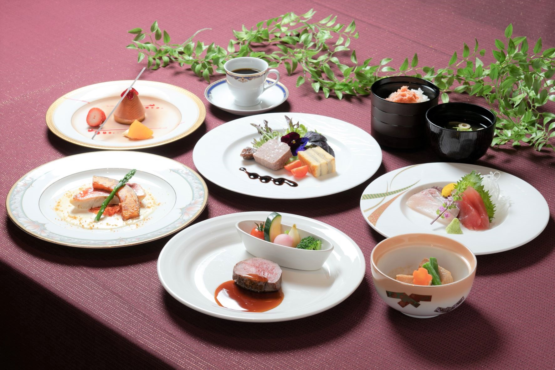 ■お料理Bプラン〈和洋会席料理〉