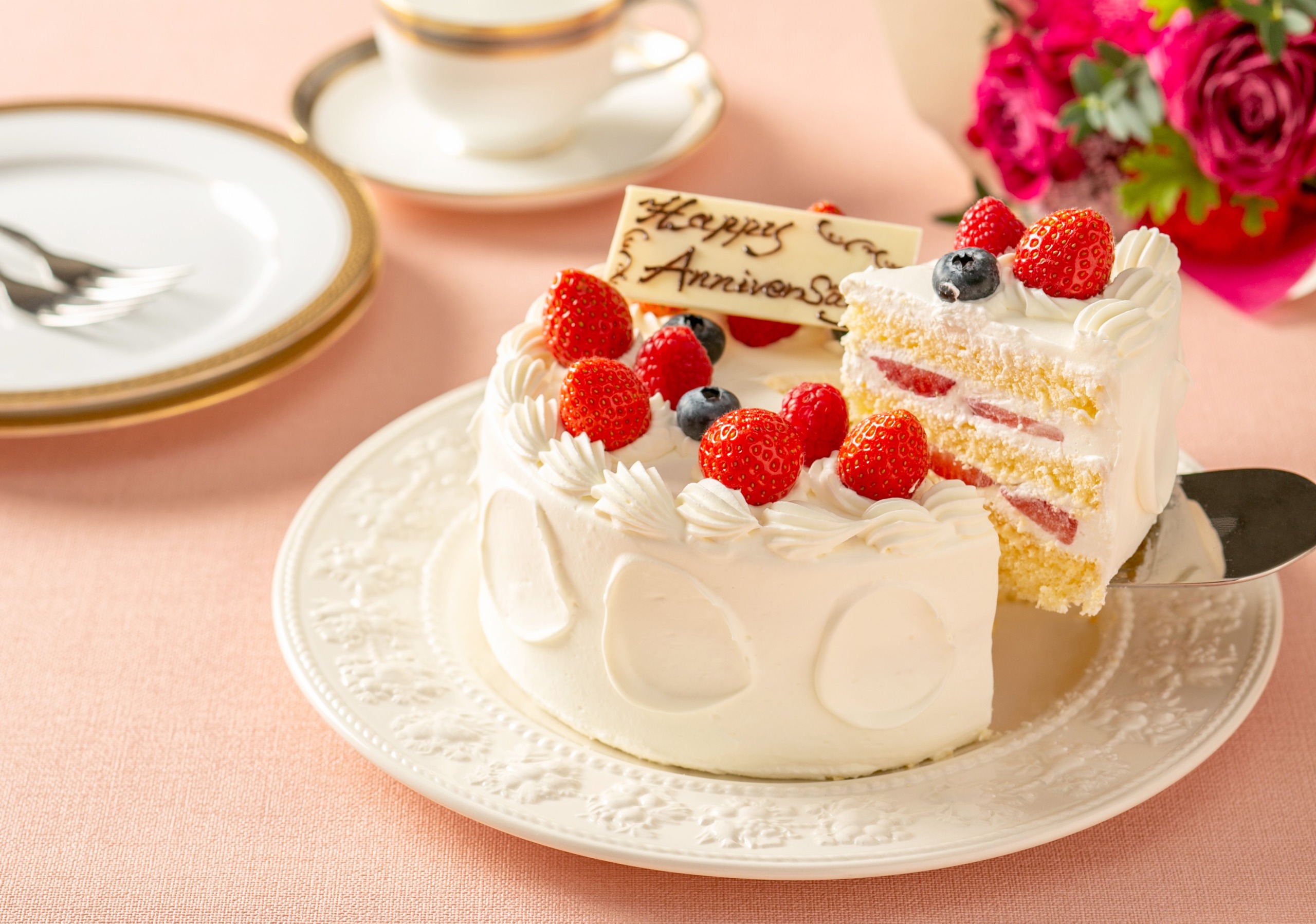 大特価 記念日のお祝いに「アニバーサリーケーキ Cakes -Anniversary 人形
