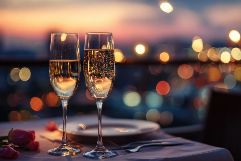 【12月限定メニュー】前菜、魚＆国産牛のWメインなど全6皿「夜間飛行トワイライトディナー」