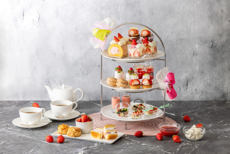 いちごづくしのアフタヌーンティー（組数限定／予約制）