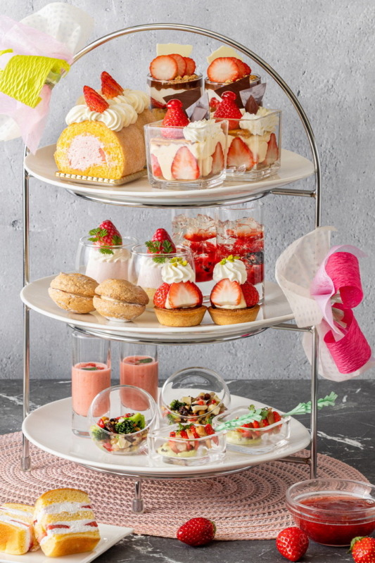 いちごづくしのアフタヌーンティー（組数限定／予約制）