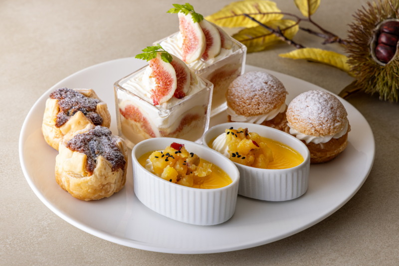 秋の味覚とチョコレートのアフタヌーンティー（組数限定／予約制）